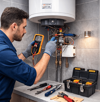 Diagnostic et réparation de chauffe-eau électrique par un plombier à Paris