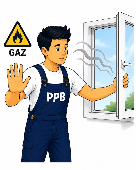 Fuite et odeur de gaz