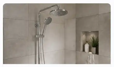 Colonne de douche thermostatique