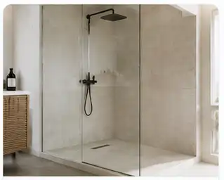 Douche à l'italienne