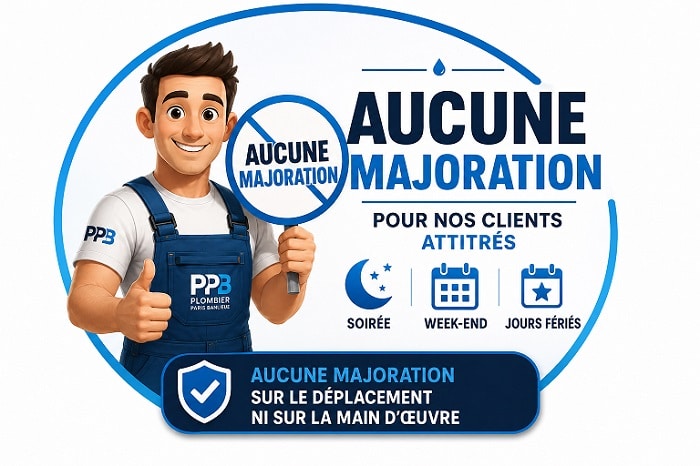 Aucune majoration pour nos clients attitrés