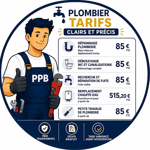 Combien coute un plombier à Paris