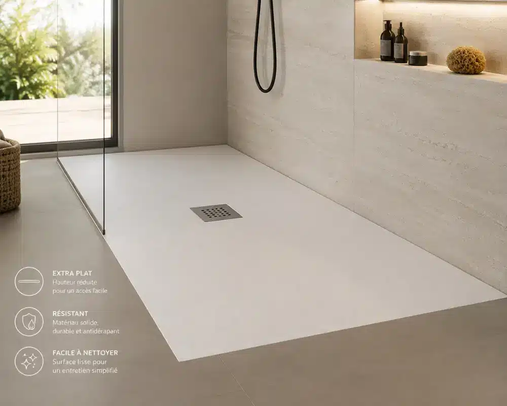 Receveur de douche extra-plat
