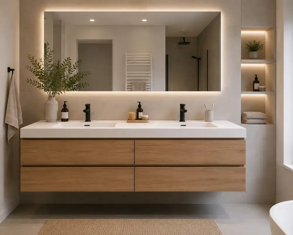 Meuble double vasque salle de bain
