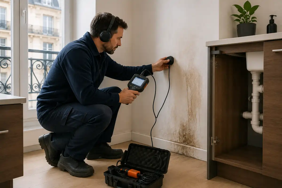 Comment détecter une fuite d'eau invisible dans un appartement ?