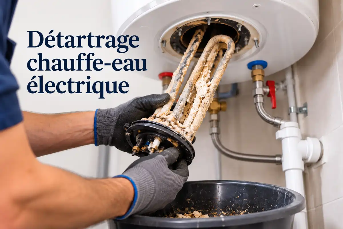 Détartrage chauffe-eau