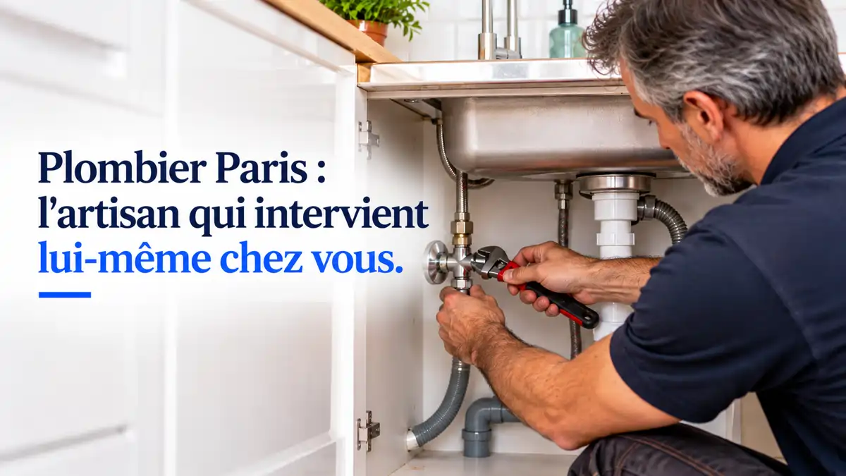 Plombier Paris : l’artisan intervient lui-même